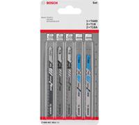 Bosch EXPERT Wood and Metal Cutting Jigsaw Blade Set Pack of 5 Pack of 5