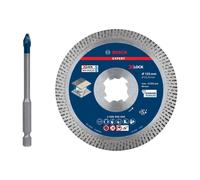 Bosch EXPERT X Lock Hard Ceramic Tile Cutting and Drilling Kit 125mm