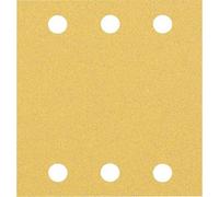 Bosch EXPERTC470 Sandpaper 80Grit 107x115mm with Hook and Loop 50Pack 2608901656