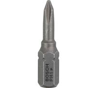 Bosch Screwdriver Bits 2607001508 PH1 Extra Hard 25mm Pack of 3