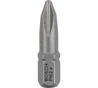 Bosch Extra Hard Phillips Screwdriver Bits PH2 25mm Pack of 100
