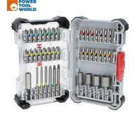 Bosch Extra Hard Pick & Click Screwdriver Bit Set In Carry Case x43 Pcs 26070...