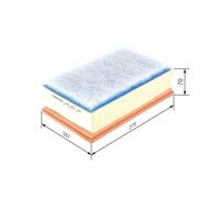 Bosch F 026 400 150 Air Filter Fits Citroen DS Peugeot