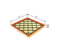 Bosch S0351 Car Air Filter - Separates Particles from the Air Intake - Moisture-resistant plus High Tensile Strength