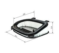 Air filter Filter Insert F 026 400 366 BOSCH for BMW X5 X6 X3