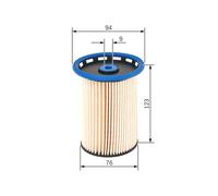 Bosch N2855 Car Diesel Filter - Separates Particles and Water from Fuel - Protects the Injection System