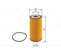 Bosch CV Oil Filter P7040 (HGV) - F026407040