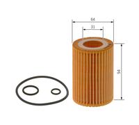 BOSCH F 026 407 068 Oil filter