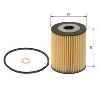 Oil filter Filter Insert F 026 407 071 BOSCH for CHEVROLET OPEL
