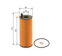 BOSCH F 026 407 072 Oil Filter for BMW
