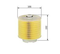 BOSCH F026400028 Air Filter 166mm Outer Ø Insert Fits Audi A6 A6 Allroad
