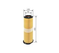 Air filter Filter Insert F 026 400 205 BOSCH for MERCEDES-BENZ E-CLASS T-Model