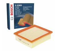 Bosch S0369 Car Air Filter - Separates Particles from the Air Intake - Moisture-resistant plus High Tensile Strength