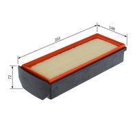 Bosch S0409 - Air Filter Car