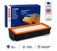 Bosch 0 Car Air Filter - Separates Particles from the Air Intake - Moisture-resistant plus High Tensile Strength