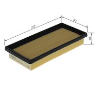 Air Filter F026400507 Bosch 1500A399 1500A617 178010Y040 178010Y050 178010Y070