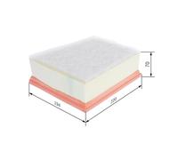 Air filter Filter Insert F 026 400 559 BOSCH for RENAULT MERCEDES-BENZ