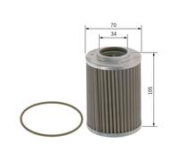 Bosch Automatic Transmission Hydraulic Filter fits Daf Ford Ginaf Irisbus Iveco