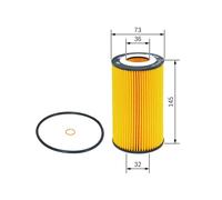 Oil Filter fits AUDI S4 B6, B7 4.2 03 to 09 Bosch 79115561B Quality Guaranteed