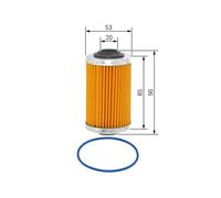 BOSCH F026407109 Oil Filter Fits Alfa Cadillac Chevrolet Opel Saab Vauxhall