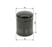 Bosch Oil Filter P7271 (F026407271) Spin-On 76mm – Fits Porsche 911 993 (93–97)