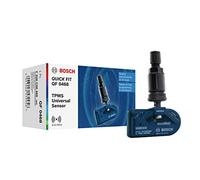 Bosch F026C00468 - QF0468 - Programmable QUICK FIT TPMS sensor - Tyre pressure sensor with black-coloured metal valve - 433.92 MHz