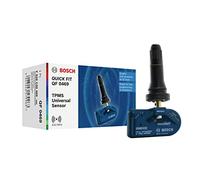 Bosch F026C00469 - QF0469 - Programmable QUICK FIT TPMS sensor - Tyre pressure sensor with black rubber valve - 433.92 MHz