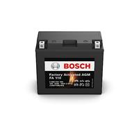 Bosch FA110 - AGM Motorcycle Battery - 12V 165A 10Ah - Suitable for motorcycles, motorbikes, enduros, scooters, quads, jet skis - Compatible M6019, BT12B-BS, BT12B
