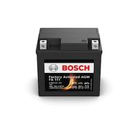 Bosch FA111 - AGM Motorcycle Battery - 12V 70A 4Ah - Suitable for Motorcycles, Motorbikes, Enduros, Scooters, Quads, Jet Skis - Compatible M6004, BTX5L-BS, BTX5L