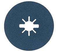BOSCH FBX45120 25-Pack 4-1/2 in. X-Lock Fine Grit Abrasive Fiber Discs 120 Grit Compatible with 7/8 in. Arbor for Applications in Metal Surface Finishing, Weld Blending, Rust Removal