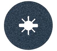 BOSCH FBX4524 25-Pack 4-1/2 in. X-Lock Coarse Grit Abrasive Fiber Discs 24 Grit Compatible with 7/8 in. Arbor for Applications in Metal Surface Finishing, Weld Blending, Rust Removal