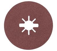 BOSCH FBX4580 25-Pack 4-1/2 in. X-Lock Medium Grit Abrasive Fiber Discs 80 Grit Compatible with 7/8 in. Arbor for Applications in Metal Surface Finishing, Weld Blending, Rust Removal