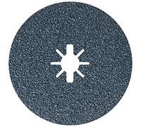 BOSCH FBX624 25-Pack 6 In. X-LOCK Coarse Grit Abrasive Fiber Discs 24 Grit Compatible with 7/8 In. Arbor for Applications in Metal Surface Finishing, Weld Blending, Rust Removal