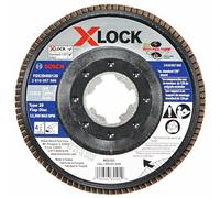 BOSCH FDX29450120-10-Piece 4-1/2 in. X-Lock Arbor Type 29 120 Grit Flap Disc