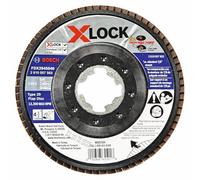 BOSCH FDX2945040-10-Piece 4-1/2 in. X-Lock Arbor Type 29 40 Grit Flap Disc