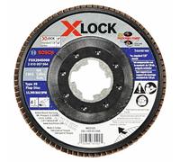 BOSCH FDX2945060-10-Piece 4-1/2 in. X-Lock Arbor Type 29 60 Grit Flap Disc