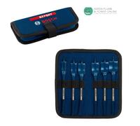 Bosch 6x EXPERT Self Cut Speed Spade Drill Bit Set (for Softwood, Particleboard, Ø 13-25 mm, Professional Accessory Rotary Drill/Drivers)
