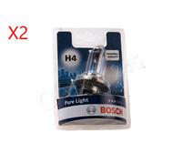 BOSCH Fog Light Bulb 2x Fits ABARTH ALFA ROMEO AUDI BMW CITROEN 68-17 1987301001