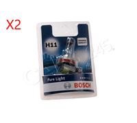 BOSCH Fog Light Bulb 2x Fits ABARTH ALPINA AUDI BMW BYD CHERY 93-22 1987301339