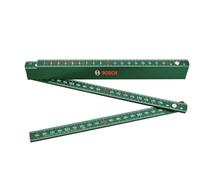 Bosch Folding Ruler 2m (Robust Folding Ruler for Accurate DIY Measuring; Nylon Reinforced with Glass Fibre, Metric Scale, 10 Segments)