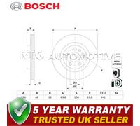 Bosch 0986479G94 Brake Disc Single 48 mm Premium 31471414 323121 9D89211