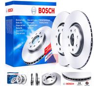 Bosch Front Brake Discs For Volvo XC60 I 2.0 2.4 3.2 136 329 CV 100 242 KW