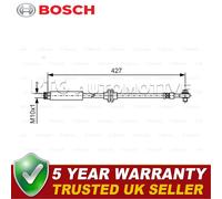 Bosch Front Brake Hose Fits Vauxhall Corsa Adam 1.0 1.2 CDTi 1.4 1.6