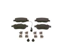 Bosch Front Brake Pad Set fits Fiat 500 2007 on 1.3