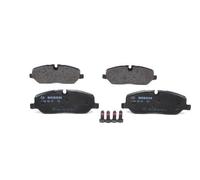 Bosch BP1058 - Brake Pads Car Front Axle - Bosch Quality - Reduced Noise and Dust - ECE-R90 Certified - Copper-Free - 1 Set of 4 Pads - With Accessories