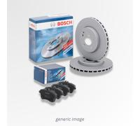 Bosch Front Brake Vented Discs & Pads fits Nissan Juke 2010-2019 1.6