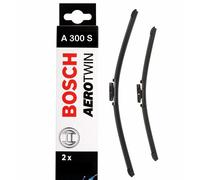 Bosch Front Car Windscreen Wiper Blade AEROTWIN 600mm + 340mm A300S