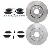 Bosch Front & Rear Brake Discs & Pads fits Alfa Romeo Mito 2008-2018 0.9 1.4