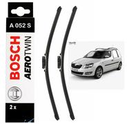Bosch Front Windscreen Wiper Blade A052S 530mm+530mm FOR SKODA Roomster Praktik