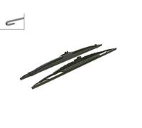 Bosch Wiper Blade Twin Spoiler 367S, Length: 600mm/625mm - Set of Front Wiper Blades
